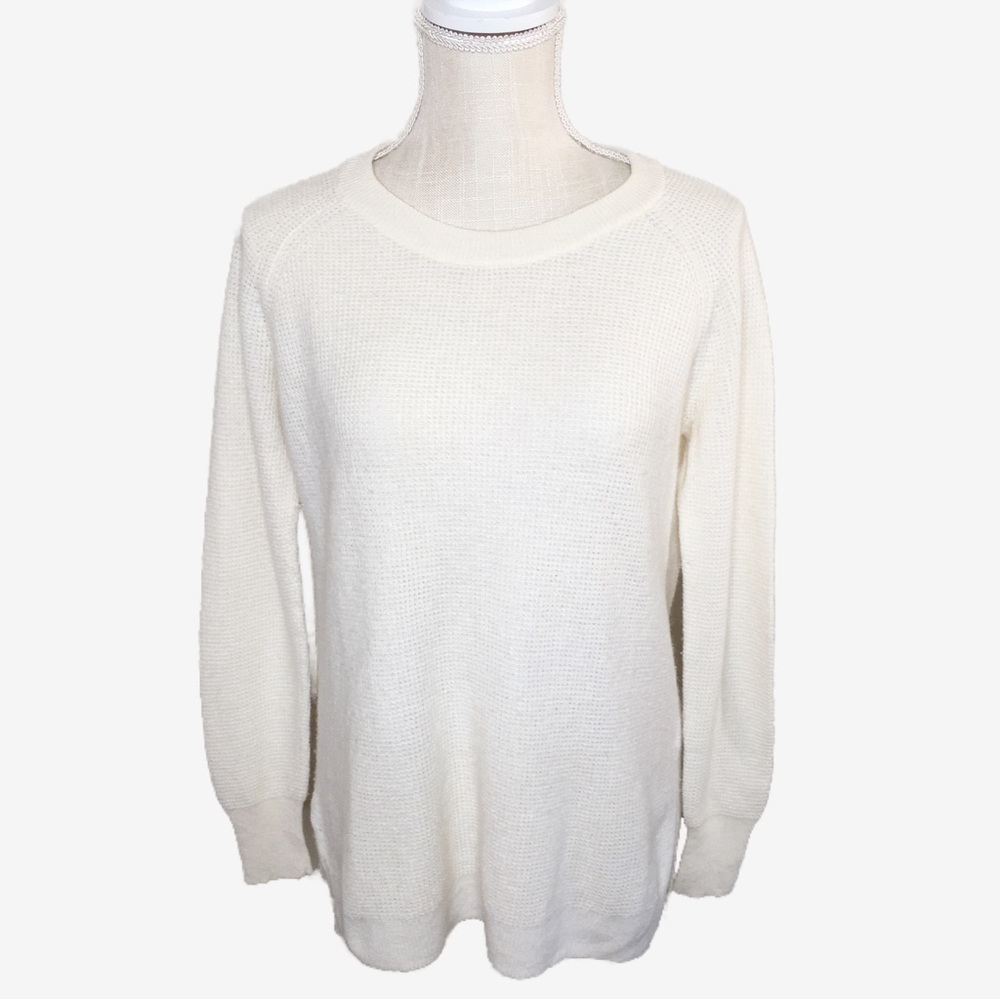 Madewell wafflestitch pullover wool blend sweater style G0442 sz S